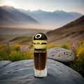Dark oud perfume oil with rose and sandalwood