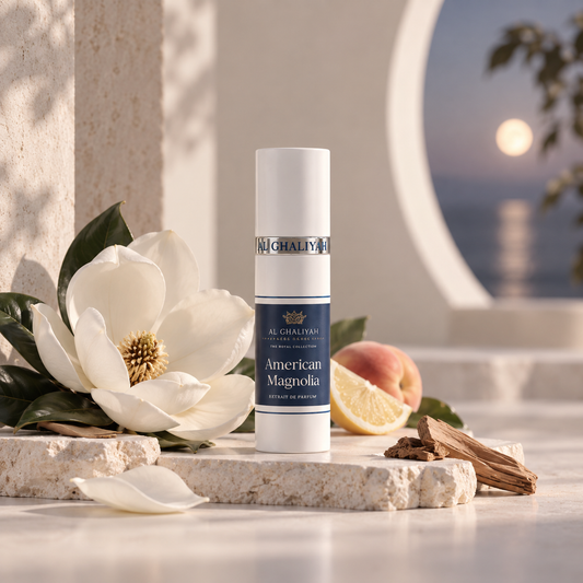 This is a true magnolia composition built around a night-harvested Magnolia Grandiflora from the deep South of America. From the first spray, it feels natural, luminous, and emotionally grounding — immediately separating itself from stylised or synthetic florals.
The magnolia unfolds with fullness and warmth rather than projection, settling into a creamy, balanced structure that feels calm and complete on skin.
An elegant extrait that delivers real floral beauty with clarity and depth.