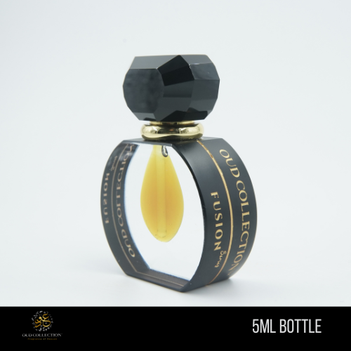 Fresh woody perfume oil with iris and sandalwood luxury bottle