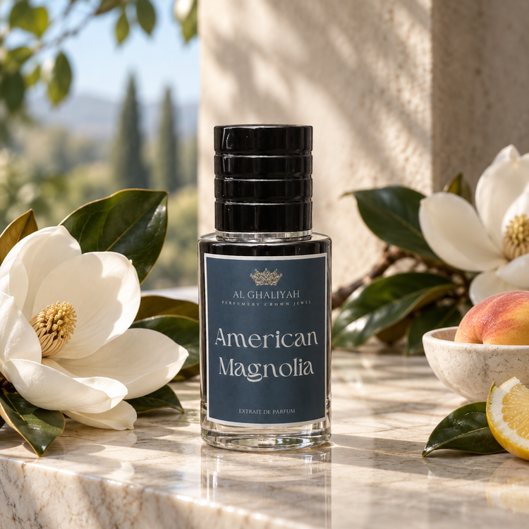 Fragrance at a glance
This is a true magnolia composition built around a night-harvested Magnolia Grandiflora from the deep South of America. From the first spray, it feels natural, luminous, and emotionally grounding — immediately separating itself from stylised or synthetic florals.

The magnolia unfolds with fullness and warmth rather than projection, settling into a creamy, balanced structure that feels calm and complete on skin.

An elegant extrait that delivers real floral beauty with clarity and dept