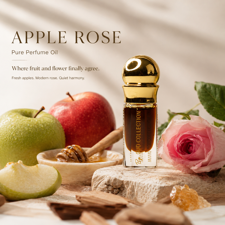 Apple Rose Perfume, Pure Perfume, Fruity–floral, warm, balanced, elegant