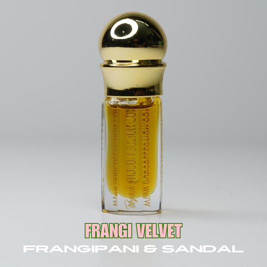 Frangipani perfume oil with sandalwood tones 3ml