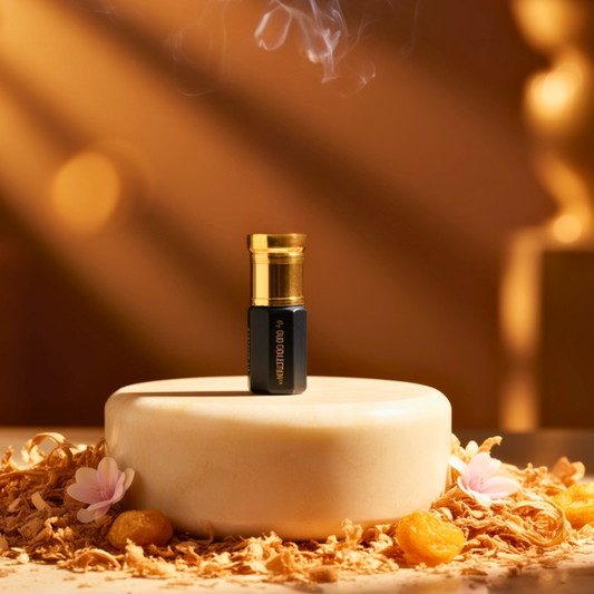 Sweet Woody Perfume, Soft oud, fresh woods, frankincense, gentle musk